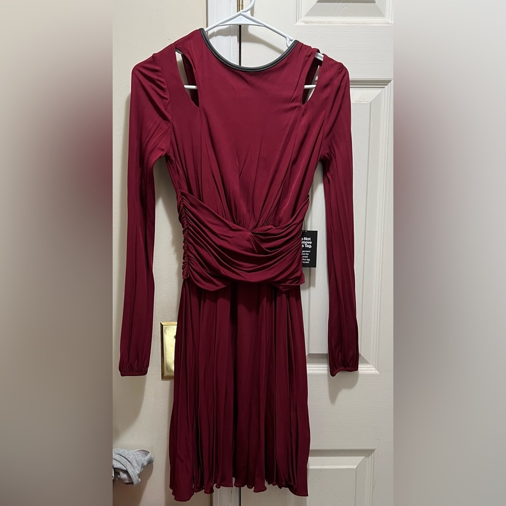 Limited edition Express One letter trim low back cocktail dress. NEW with tags!